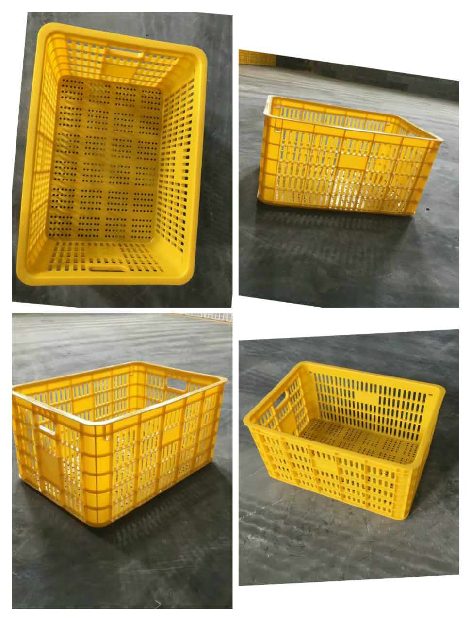 厂家直销批发A3号塑胶周转箩蓝色运输塑料周转筐塑料箩筐水果筐
